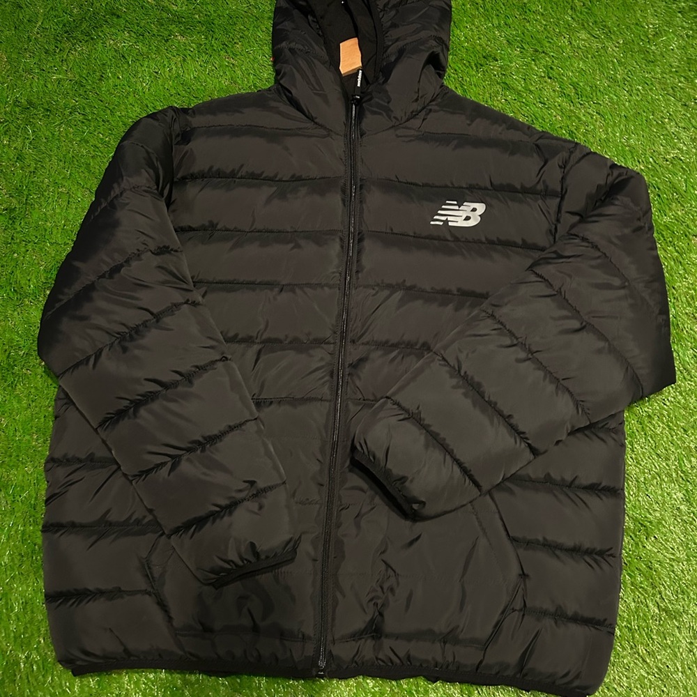 New Balance Men's Dark Puffer Jacket
